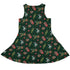 Present Mimics Green Dress Geek Nerd Christmas Print Design by Ardi Tong lx - C