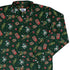 Present Mimics Green Long Sleeve Button Up Shirt Geek Nerd adult sizing Christmas Print Design by Ardi Tong