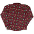 Present Mimics Red Long Sleeve Button Up Shirt Geek Nerd adult sizing Christmas Print Design by Ardi Tong