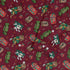 Present Mimics Red Long Sleeve Button Up Shirt Geek Nerd adult sizing Christmas Print Design by Ardi Tong