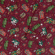 Present Mimics Red Long Sleeve Button Up Shirt Geek Nerd adult sizing Christmas Print Design by Ardi Tong