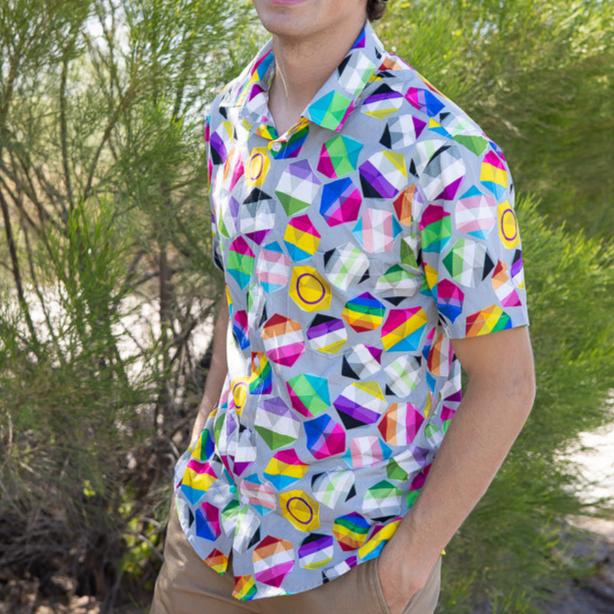 pride dress shirt The Pride Plaid Short Sleeve Shirt