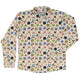 Propeller Party Tan Aviation Long Sleeve Button Up Shirt Geek Nerd adult sizing aviation print FLOW DESC WRITING