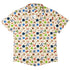 Propeller Party Tan Aviation Button Up Shirt - adult sizing - aviation print - Simple Patterns
