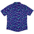 Psychedelic Mushrooms Button Up Shirt - adult sizing - Botany Print -