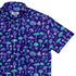 Psychedelic Mushrooms Button Up Shirt - adult sizing - Botany Print -