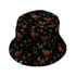 Pumpkin Bats Bucket Hat Geek Nerd 0925 Animal Patterns Botany Print
