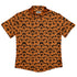 Pumpkin Cats Button Up Shirt Flat Front
