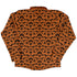 Pumpkin Cats Long Sleeve Button Up Shirt back