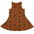 Pumpkin Cats Sleeveless Dress back