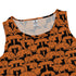 Pumpkin Cats Sleeveless Dress close front