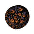 Pumpkin Field Black Cat Autumn Halloween Bucket Hat Top View