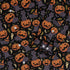 Pumpkin Field Black Cat Autumn Halloween Long Sleeve Button Up Shirt sleeve close