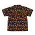Pumpkin Field Black Cat Autumn Halloween Youth Hawaiian Shirt Back