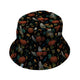 Pumpkin Ghosts Bucket Hat Geek Nerd 0925 Design by Episodic Fantasy Prints