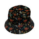 Pumpkin Ghosts Bucket Hat Geek Nerd 0925 Design by Episodic Fantasy Prints