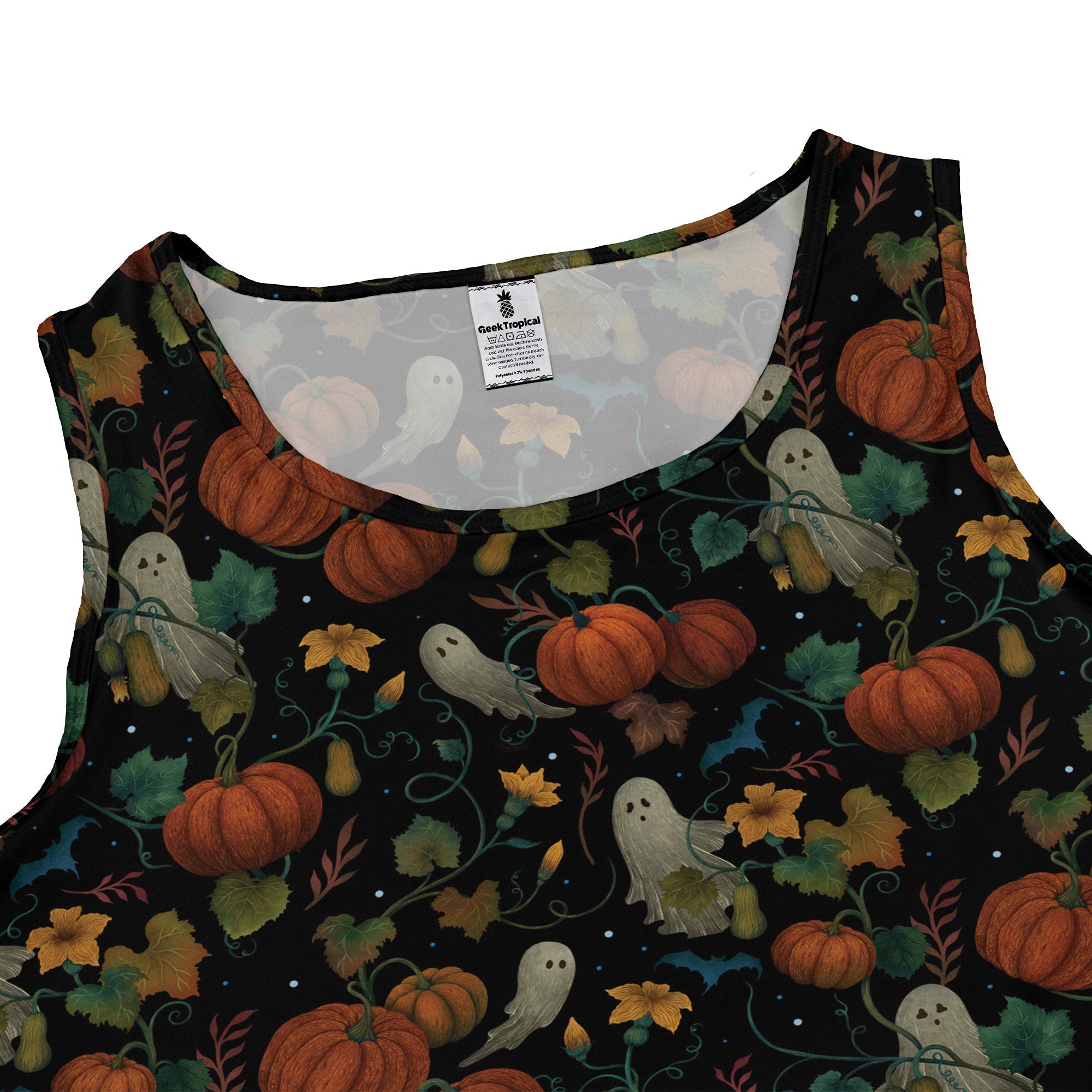 Pumpkin Ghosts Dress Geek Nerd 0925 Design by Episodic Fantasy Prints