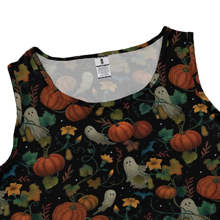 Pumpkin Ghosts Dress Geek Nerd 0925 Design by Episodic Fantasy Prints