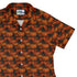 Pumpkins And Black Cats Curvy Button Up Shirt womens top right