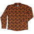 Pumpkins And Black Cats Long Sleeve Button Up Shirt front