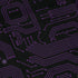 Purple Computer Circuit Board Long Sleeve Button Up Shirt Geek Nerd adult sizing computer print FLOW DESC WRITING