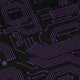 Purple Computer Circuit Board Long Sleeve Button Up Shirt Geek Nerd adult sizing computer print FLOW DESC WRITING