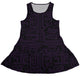 Purple Computer Circuit Board Dress Geek Nerd computer print lx - C