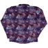 Purple Nebula Space Long Sleeve Button Up Shirt Geek Nerd adult sizing FLOW DESC WRITING outer space & astronaut print