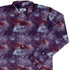 Purple Nebula Space Long Sleeve Button Up Shirt Geek Nerd adult sizing FLOW DESC WRITING outer space & astronaut print