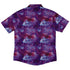 Purple Nebula Space Button Up Shirt - adult sizing - outer space & astronaut print -