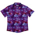 Purple Nebula Space Button Up Shirt - adult sizing - outer space & astronaut print -