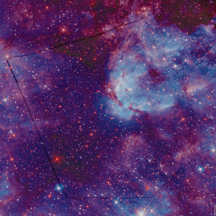 Purple Nebula Space Button Up Shirt - adult sizing - outer space & astronaut print -