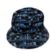 Purrrfect Library Bucket Hat Geek Nerd 0925 Animal Patterns Book Prints