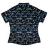 Purrrfect Library Curvy Button Up Shirt Geek Nerd 0925 All Adult Button Up Shirts Animal Patterns