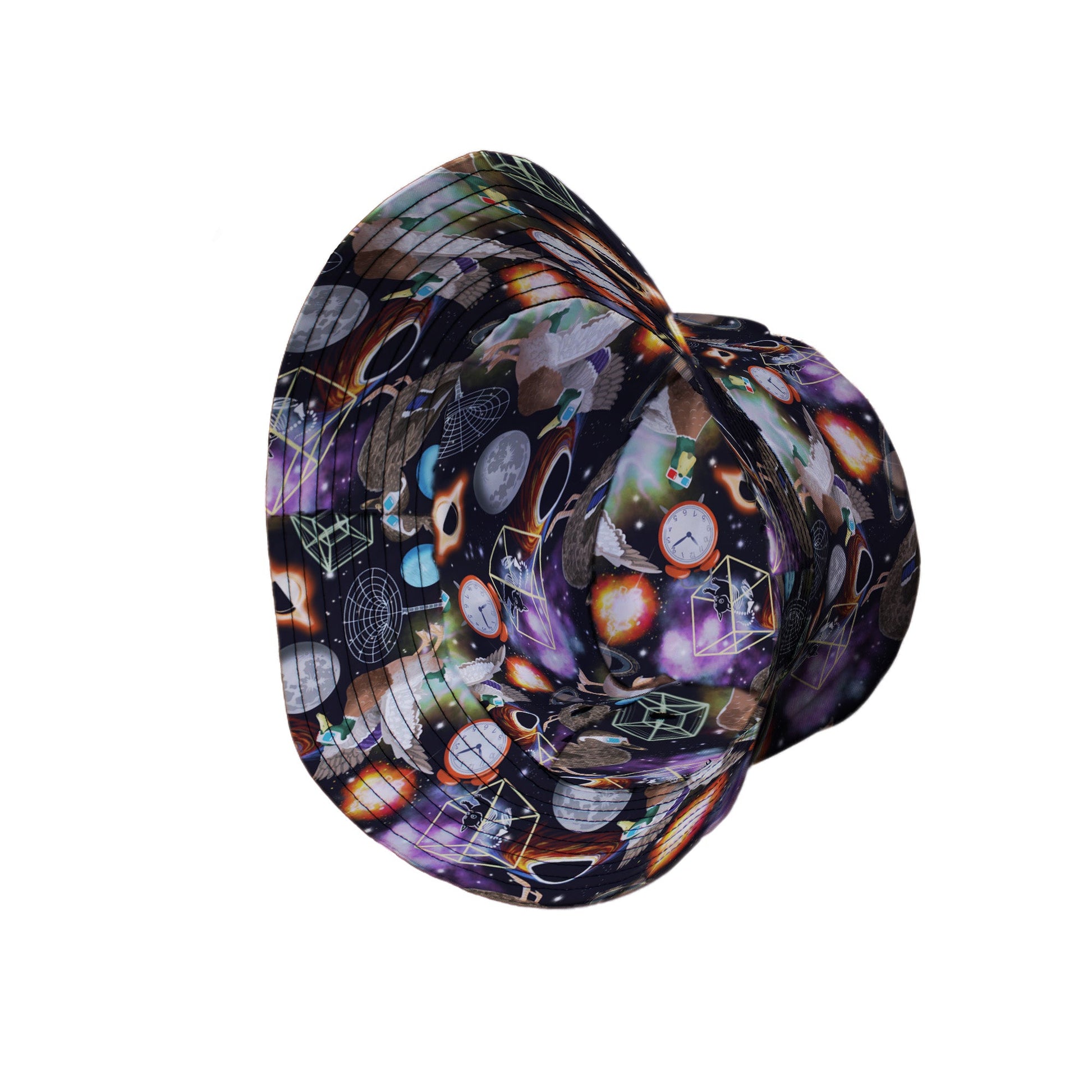 Quacktum Physics Bucket Hat Geek Nerd 0925 Animal Patterns Design by Julie Kitzes