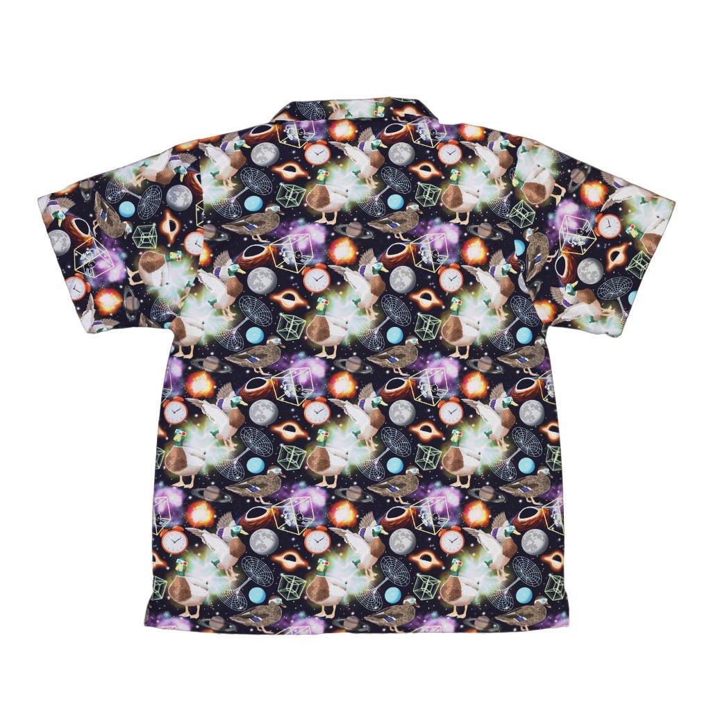 Quacktum Physics Youth Hawaiian Shirt Geek Nerd 0925 Animal Patterns Design by Julie Kitzes