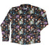 Quacktum Physics Long Sleeve Button Up Shirt Geek Nerd 0925 adult sizing All Adult Button Up Shirts