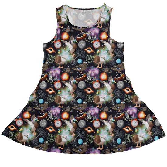 Quacktum Physics Dress Geek Nerd 0925 Animal Patterns Design by Julie Kitzes