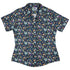 Rabbit Hole Wonderland Curvy Button Up Shirt Old Curvy Button Up Shirt womens front
