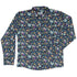 Rabbit Hole Wonderland Long Sleeve Button Up Shirt front