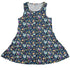 Rabbit Hole Wonderland Sleeveless Dress front
