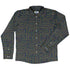 Rainbow Computer Circuit Board Long Sleeve Button Up Shirt Geek Nerd adult sizing computer print FLOW DESC WRITING