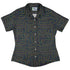 Rainbow Computer Circuit Board Curvy Button Up Shirt Geek Nerd computer print Pride Patterns women