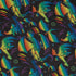 Rainbow Dragons Dnd Dice Black Long Sleeve Button Up Shirt Geek Nerd adult sizing Animal Patterns Design by Heather Davenport