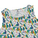 Rainbow Dragons Dnd Dice White Dress Geek Nerd Animal Patterns Design by Heather Davenport dnd & rpg print