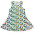 Rainbow Dragons Dnd Dice White Dress Geek Nerd Animal Patterns Design by Heather Davenport dnd & rpg print