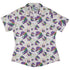Rainbow Dragons and Unicorns Curvy Button Up Shirt Geek Nerd Animal Patterns Designed by Rose Khan Fantasy Prints