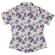 Rainbow Dragons and Unicorns Curvy Button Up Shirt Geek Nerd Animal Patterns Designed by Rose Khan Fantasy Prints