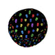 Rainbow Kawaii Ghosts Bucket Hat Geek Nerd 0925 Design by Tobe Fonseca Fantasy Prints