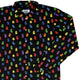 Rainbow Kawaii Ghosts Long Sleeve Button Up Shirt Geek Nerd 0925 adult sizing All Adult Button Up Shirts